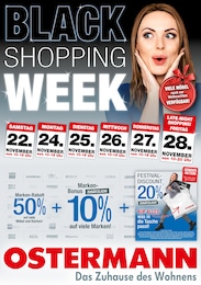 Ostermann Prospekt für Recklinghausen: "Black Shopping Week", 12 Seiten, 22.11.2025 - 28.11.2025