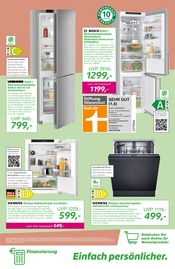 Aktueller EP: Prospekt mit Kühlschrank, "volle Waschkraft für wenig Pulver.", Seite 3