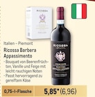 Ricossa Barbera Appassimento Angebote von Ricossa bei Metro Koblenz für 6,96 €