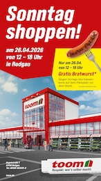 toom Baumarkt Prospekt "Sonntag shoppen!" für Rodgau, 1 Seite, 26.04.2026 - 26.04.2026