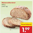 Aktuelle Brot Angebote bei Netto Marken-Discount in Dortmund Aktuelles Weizenvollkornbrot Angebot bei Netto Marken-Discount in Dortmund ab 1,99 €