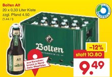 Bier bei Netto Marken-Discount in Übach-Palenberg Bier im Angebot bei Netto Marken-Discount Übach-Palenberg für 9,49 €