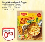 Guten Appetit Suppe Angebote von Maggi bei GLOBUS Duisburg für 0,59 €