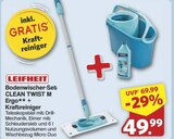 Bodenwischer-Set CLEAN TWIST M Ergo + Kraftreiniger im Angebot bei famila Nordwest in Lingen Bodenwischer-Set CLEAN TWIST M Ergo + Kraftreiniger Angebote von LEIFHEIT bei famila Nordwest Lingen für 49,99 €