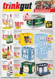 Getränkemarkt Prospekt von Trinkgut Detmold Trinkgut Prospekt: "Aktuelle Angebote", 10 Seiten, 16.06.2025 - 21.06.2025