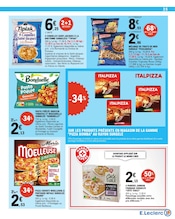 Promos Coquille Saint-Jacques dans le catalogue "Vague de fraîcheur sur votre budget" de E.Leclerc Coquille Saint-Jacques en promo dans le catalogue E.Leclerc à la page 35