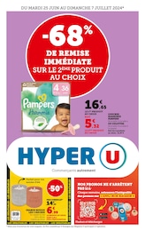 Prospectus Hyper U à Le Teich, "Hyper U", 1 page, 25/06/2024 - 07/07/2024