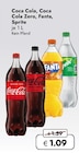 Aktuelles Coca Cola, Coca Cola Zero, Fanta, Sprite Angebot bei Travel FREE in Freiberg ab 1,09 €