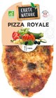 PIZZA ROYALE - CARTE NATURE en promo chez NaturéO Boulogne-Billancourt à 3,49 €