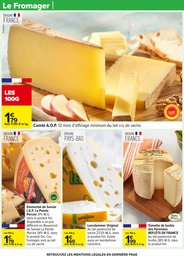 Prix et réduction Comté dans le prospectus Carrefour en cours Offre Comté dans le catalogue Carrefour du moment à la page 25