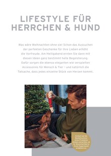 Tchibo im Supermarkt Prospekt der KW 48 "LIFESTYLE FÜR HERRCHEN & HUND" Aktueller Tchibo im Supermarkt Prospekt "LIFESTYLE FÜR HERRCHEN & HUND" Seite 2 von 26 Seiten
