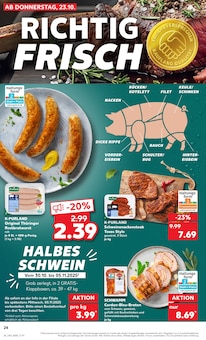 Schweinefilet im aktuellen Kaufland Prospekt (Mannheim) Schweinefilet im Kaufland Prospekt "Aktuelle Angebote" mit 61 Seiten (Mannheim)
