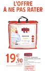 Couette tempérée 2 personnes douceur - DODO en promo chez Intermarché Fontenay-sous-Bois à 19,90 €