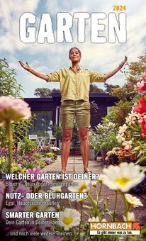 Hornbach Dietzenbach Prospekt "Garten 2024" mit 54 Seiten