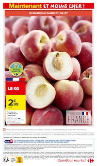 Catalogue Carrefour Market de la semaine "BARBECUE" avec 2 pages, valide du 08/07/2025 au 20/07/2025 pour Gisors et alentours Prospectus Carrefour Market de la semaine "BARBECUE" avec 2 pages, valide du 08/07/2025 au 20/07/2025 pour Gisors et alentours