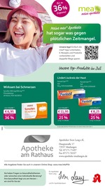 mea - meine apotheke Apotheken Prospekt der aktuellen Woche mit 4 Seiten, gültig von 01.07.2026 bis 31.07.2026, in Alfdorf und Umgebung Aktueller mea - meine apotheke Apotheken Prospekt in Alfdorf und Umgebung, "Unsere Juli-Angebote" mit 4 Seiten, 01.07.2026 - 31.07.2026