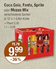 Coca Cola im V-Markt Prospekt Coca Cola von im aktuellen V-Markt Prospekt für 9,99 €