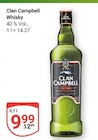 Whisky im Angebot bei GLOBUS in Kaarst Whisky Angebote von Clan Campbell bei GLOBUS Kaarst für 9,99 €