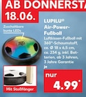 Kaufland - Air-Power-Fußball Angebot im Prospekt Air-Power-Fußball bei Kaufland im Prospekt "" für 4,99 €