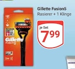 Fusion5 Angebote von Gillette bei GLOBUS Weinheim für 7,99 €