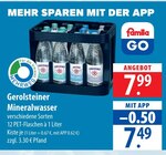 Mineralwasser Angebote von Gerolsteiner bei famila Nordost Neustadt für 7,49 €
