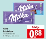 Milka Schokolade Angebote bei famila Nordost Pinneberg für 0,88 €