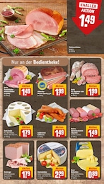 Mettwurst Angebot im aktuellen REWE Prospekt auf Seite 9