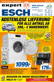 Waschmaschine im expert Esch Prospekt "TOP ANGEBOTE" mit 12 Seiten (Mannheim)