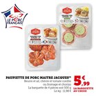 Paupiette de Porc - Maitre Jacques dans le catalogue U Express