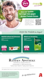 mea - meine apotheke Prospekt für Neunkirchen-Seelscheid: "Unsere August-Angebote", 4 Seiten, 01.08.2026 - 31.08.2026