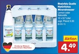 Aktuelles Natürliches Mineralwasser Angebot bei Netto Marken-Discount in Trier ab 4,49 €