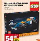 Williams Racing FW14B mit Nigel Mansell im Angebot bei E center in Ludwigshafen Williams Racing FW14B mit Nigel Mansell Angebote von LEGO bei E center Ludwigshafen für 54,99 €