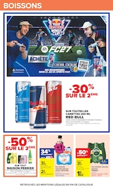 Promos Red Bull dans le catalogue "LE MOIS MONOPOLY" de Carrefour Red Bull en promo dans le catalogue Carrefour à la page 59