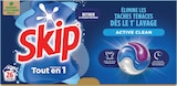Lessive Capsules Tout en 1 Active Clean X26 - Skip en promo chez Intermarché Super Châtellerault à 1,92 €