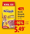 Nesquik Original von Nestlé für 5,49 € bei Lidl im Angebot Nesquik Original von Nestlé im aktuellen Lidl Prospekt