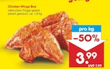 Aktuelles Chicken Wings Box Angebot bei Netto Marken-Discount in Erfurt ab 3,99 €