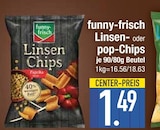 Linsen Chips im EDEKA Prospekt Linsen Chips von funny-frisch im aktuellen EDEKA Prospekt für 1,49 €