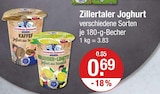 Zillertaler Joghurt Kaffee von Erlebnis Sennerei im aktuellen V-Markt Prospekt für 0,69 €