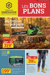 Promos Vêtements dans le catalogue "LES BONS PLANS" de Espace Emeraude Vêtements en promo dans le catalogue Espace Emeraude à la page 1