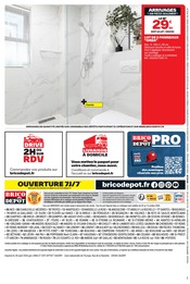 Promos Paroi De Douche dans le catalogue "PRIX DÉPÔT SPÉCIAL CUISINES" de Brico Dépôt Paroi De Douche en promo dans le catalogue Brico Dépôt à la page 12