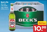 Aktuelles Beck's Pils Angebot bei Netto Marken-Discount in Karlsruhe ab 10,99 €