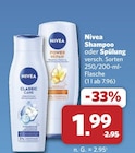Shampoo im Angebot bei combi in Löhne Shampoo Angebote von Nivea bei combi Löhne für 1,99 €