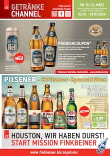 Krombacher im Finkbeiner Prospekt "DIE DURSTSTRECKE ENDET HIER" mit 10 Seiten (Kempten (Allgäu))