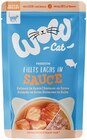 Katzennassfutter im Angebot bei REWE in Altenburg Katzennassfutter Angebote von WOW Cat bei REWE Altenburg für 10,99 €