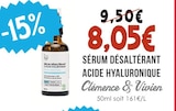 Sérum désaltérant acide hyaluronique - CLEMENCE & VIVIEN à 8,05 € dans le catalogue Naturalia