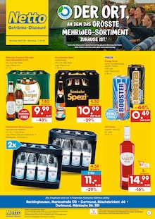 Aktueller Netto Marken-Discount Dortmund Prospekt Netto Marken-Discount Dortmund Prospekt "DER ORT, AN DEM DU IMMER AUSGEZEICHNETE PREISE FINDEST." mit 6 Seiten