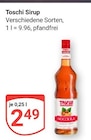 Sirup im Angebot bei GLOBUS in St. Ingbert Sirup Angebote von Toschi bei GLOBUS St. Ingbert für 2,49 €