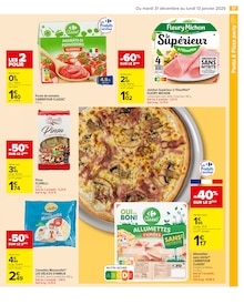 Promo Pizza surgelée dans le catalogue Carrefour du moment à la page 19