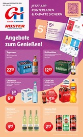 Aktueller Huster Prospekt mit Bier, "Aktuelle Angebote", Seite 1