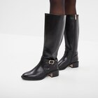 Bottes à talons avec boucles noir femme en promo chez La Halle Bottes à talons avec boucles noir femme dans le catalogue La Halle